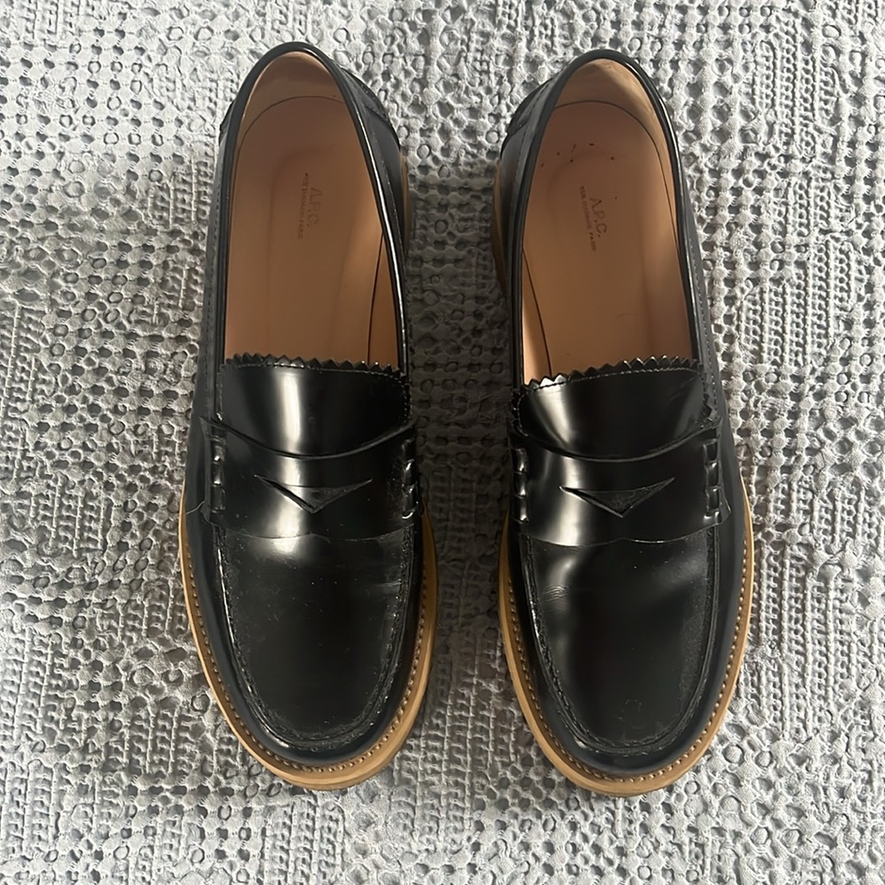 GUC- A.P.C. Platform loafer creepers size 38. Some wear tons of life left.